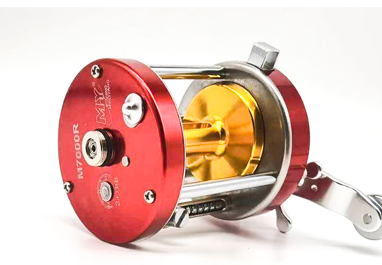 明洋可视锚渔轮 明洋9000全金属轮14可视锚专用渔轮鼓轮锚高速电滑环