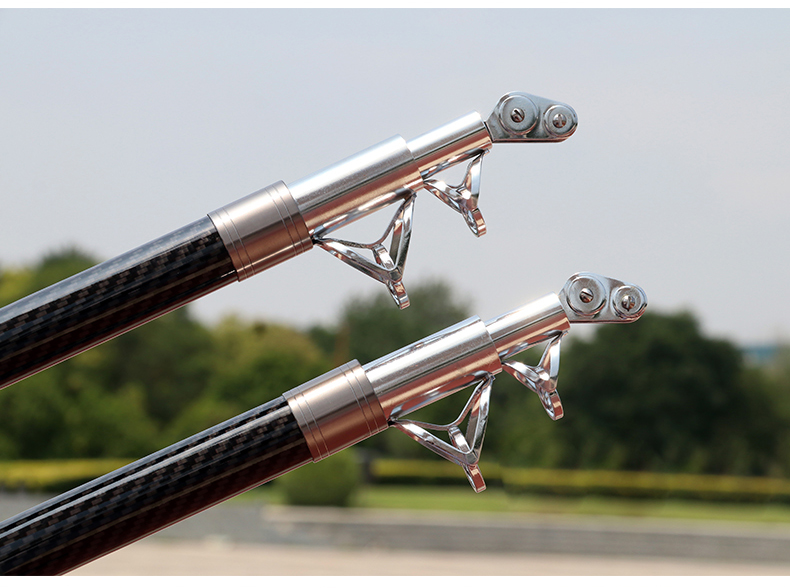 锚鱼竿锚杆碳素长节超硬超轻远投专用巨物套装全套可视矛鱼杆神器 4.