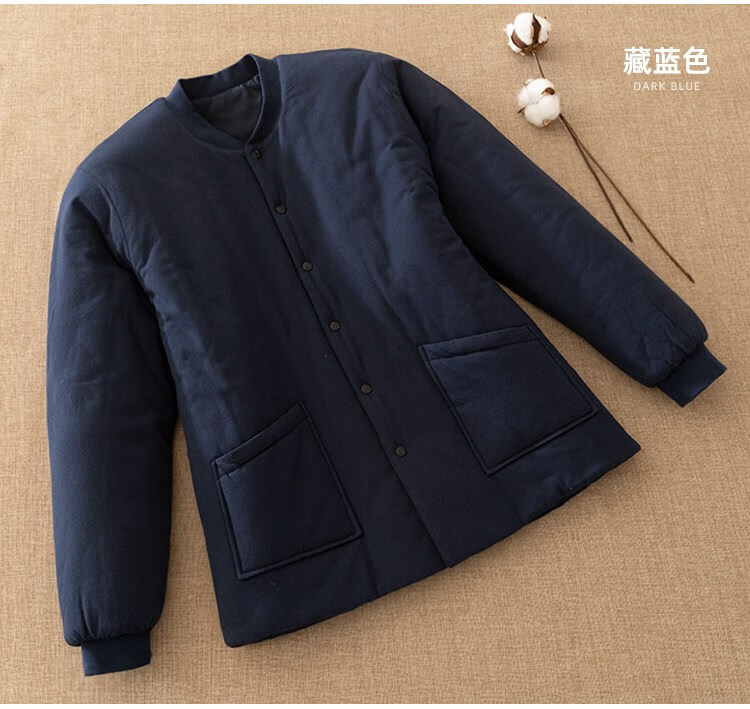 老头冬天棉袄中老年人贴身加厚小棉衣内穿纯棉花内胆小棉袄男 贴身内