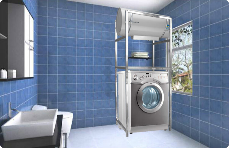 绚驰热水器支架电热水器支架电热水器架子落地空心墙承重通用挂架美的