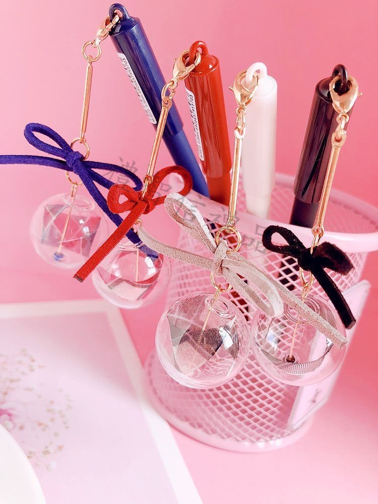 萌萌可爱时尚韩版吊坠掉坠文具清新少女心好看创意个性吊坠笔可爱套装