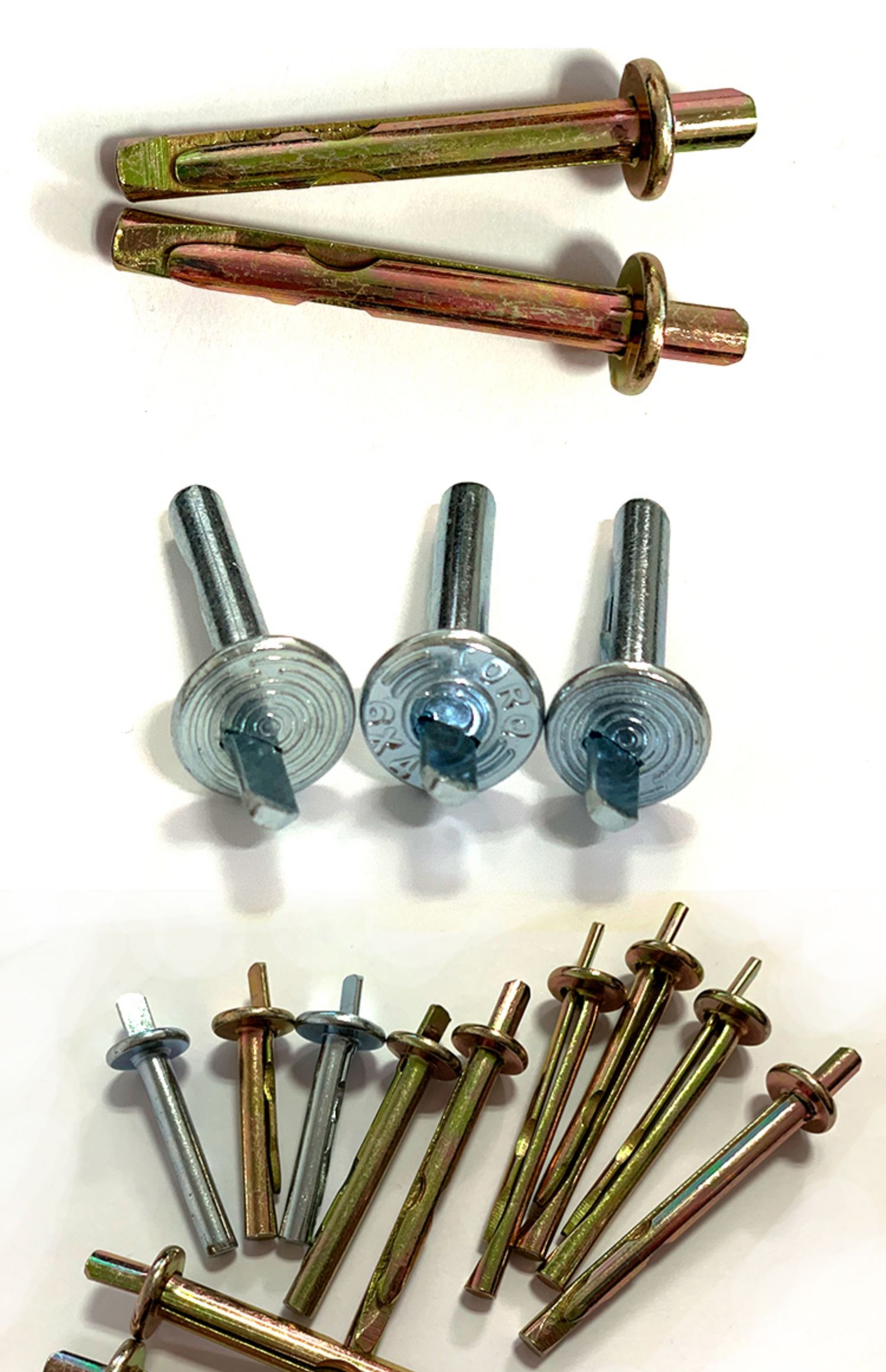 水泥墙快速壁虎膨胀钉插片壁虎锤击膨胀打入式膨胀螺丝6mm敲钉亿程