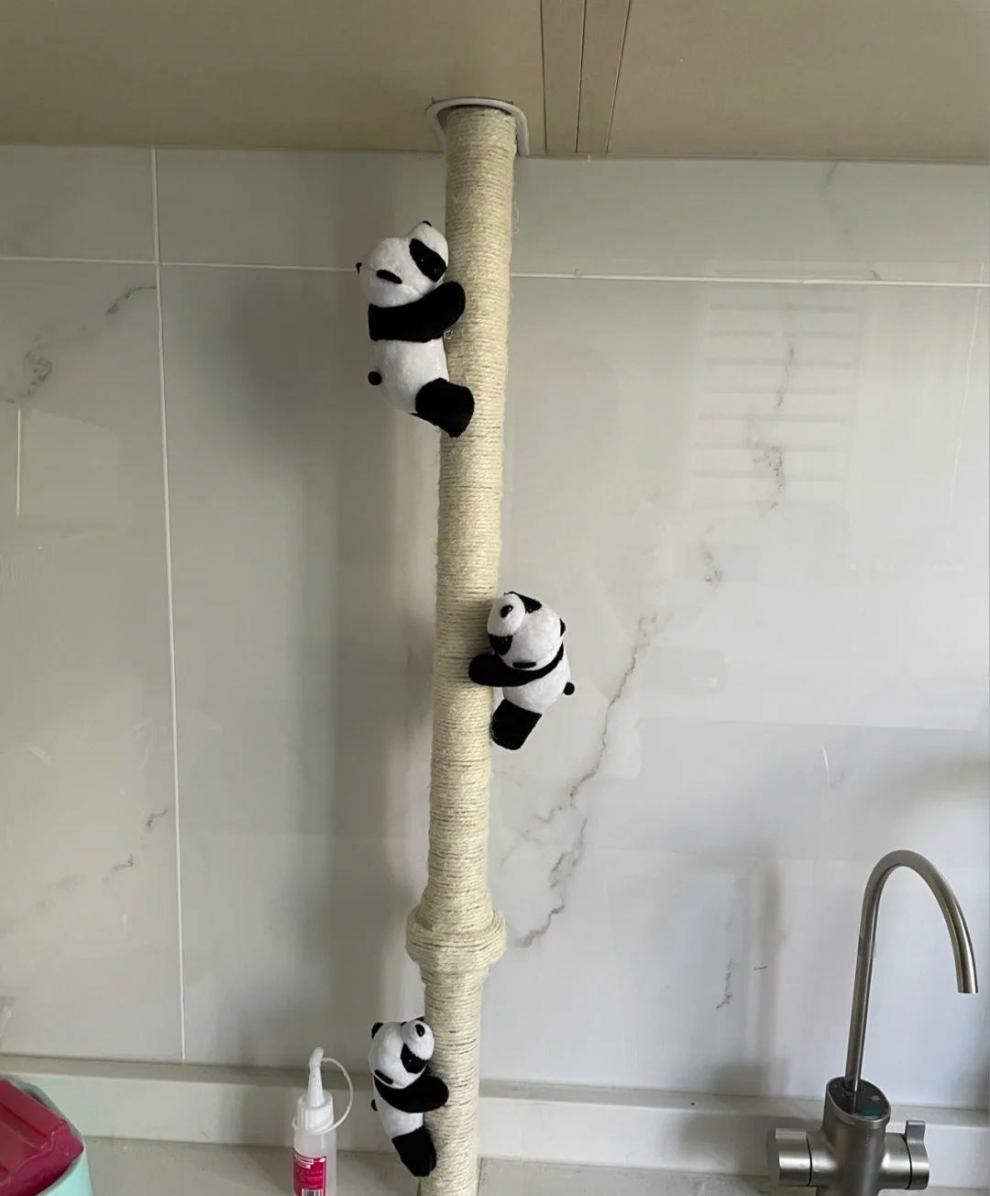 麻绳 挂机空调管道遮挡装饰美化麻绳挂件儿童房卧室下水管道暖气管