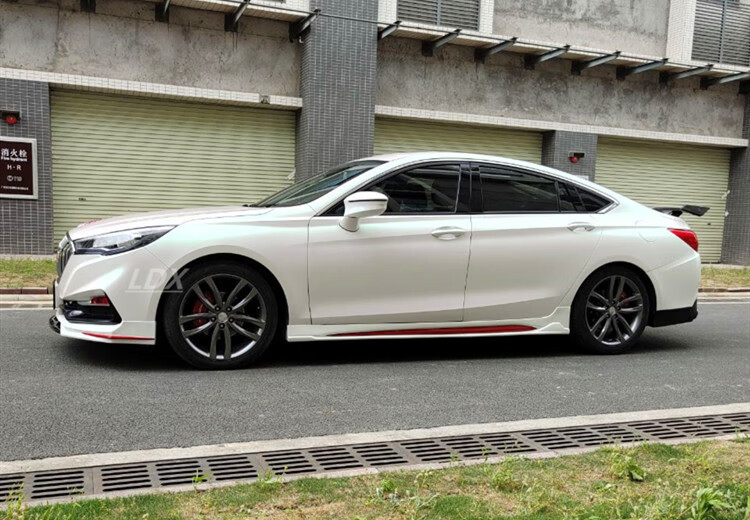 红旗h5前铲适用于18-22款红旗h5前铲前唇侧裙边后唇尾喉尾翼改装件