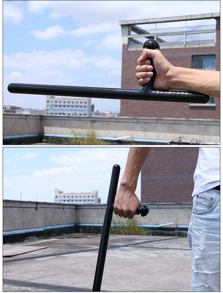 武术器材 t型拐棍武术丁字拐杖纯钢伸缩棍 精细abs材料2根t型棍