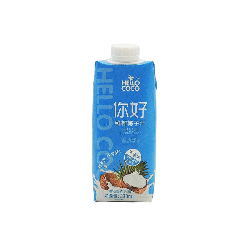 hello coco椰子汁 330ml每瓶生榨新鲜椰汁 你好新鲜椰子汁饮料 330ml*