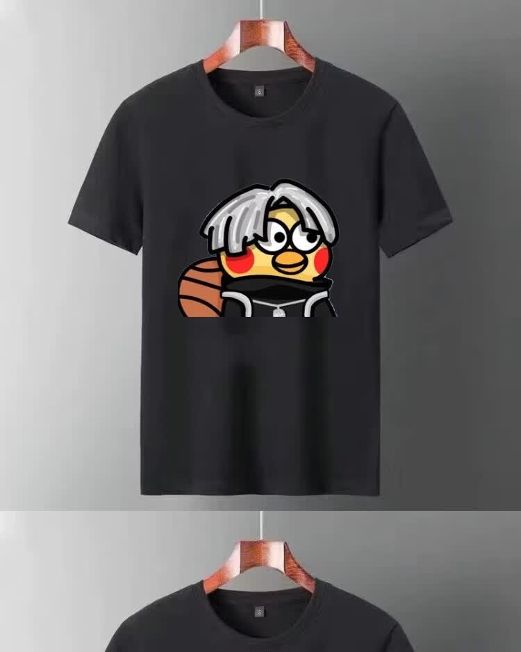 英梵度鸡你太美衣服你打篮球像cxk短袖t恤鸡哥搞笑背带裤小黑子粉