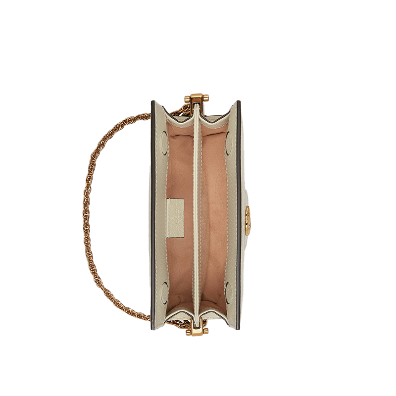 gucci gucci/古驰女包ophidia皮质双g红绿织带链条包单肩包手挎包精美