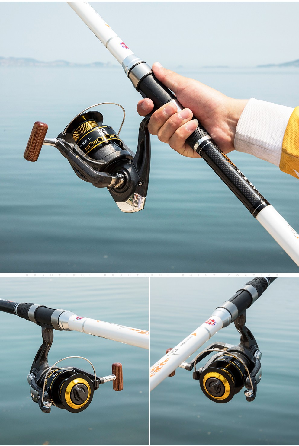 光威(gw) 光威远投王超硬远投竿海竿套装碳素海钓竿钓鱼竿抛竿甩竿