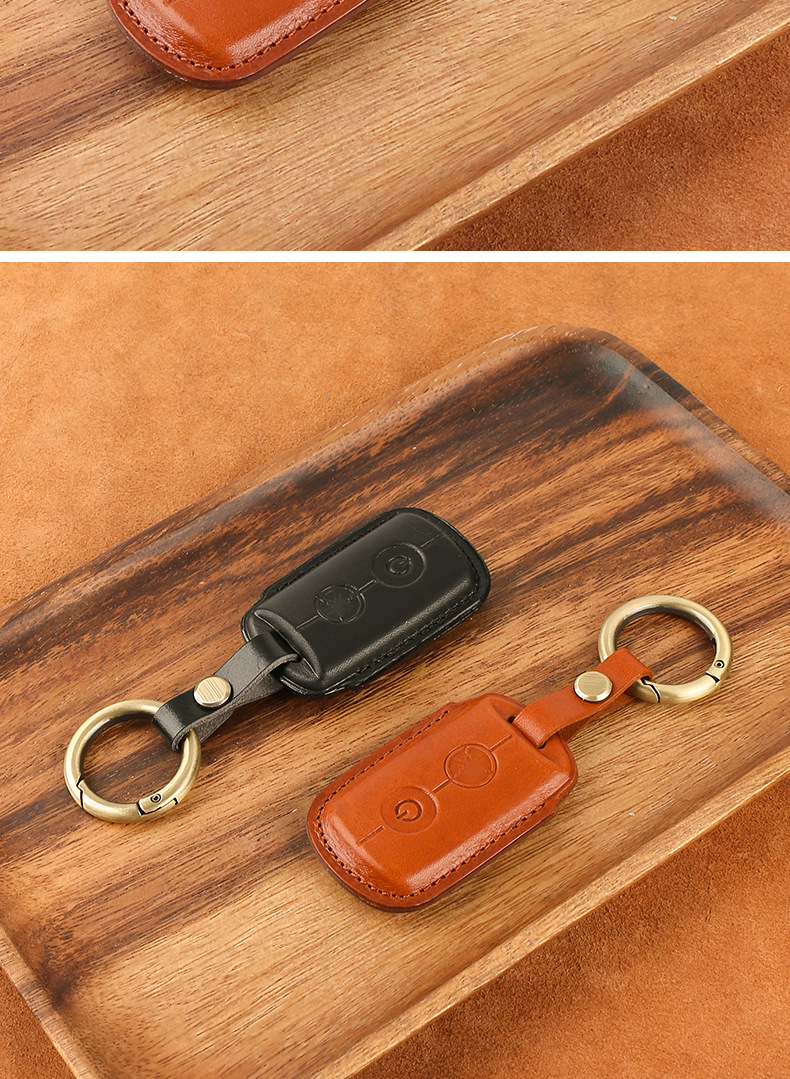 适用于雅马哈yamaha钥匙套手工nvx155 xmax300摩托车钥匙套包 黑色