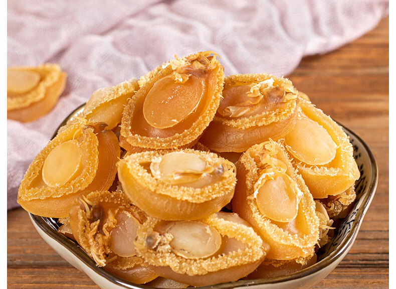 鲍鱼干大一斤50头礼盒装福建省特产500g干货大号送礼海鲜 100克约6头