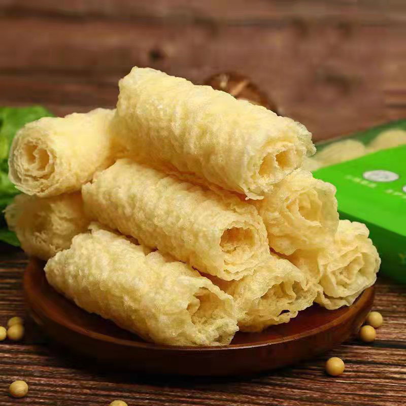 满小饱响铃卷 满小饱响铃卷豆皮卷油炸腐竹卷火锅麻辣烫食材炸脆响铃