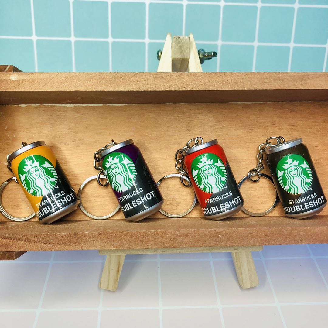 饮料易拉罐钥匙链挂件饮料瓶活动小礼品挂件 易拉rio2个【图片 价格