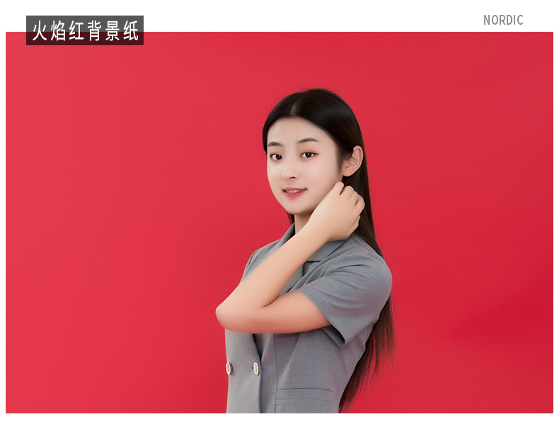 纯色背景纸摄影背景布影楼婚纱摄影拍摄道具人像写真27210米44漆黑