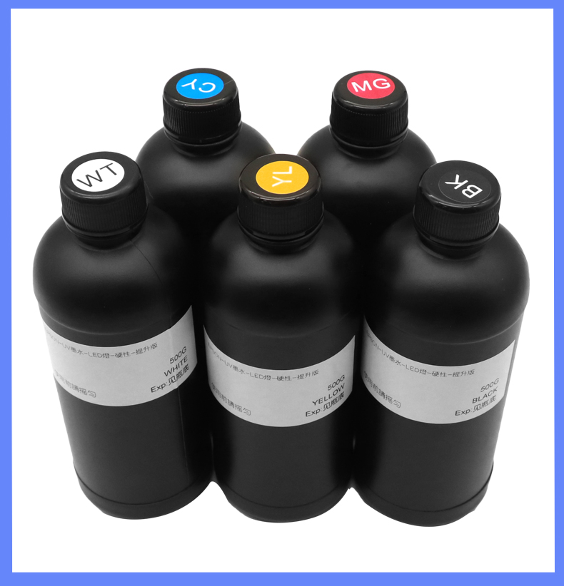 德泰信尼led灯uv墨水硬性柔性固化墨水uv平板打印机墨水爱普生5代7代