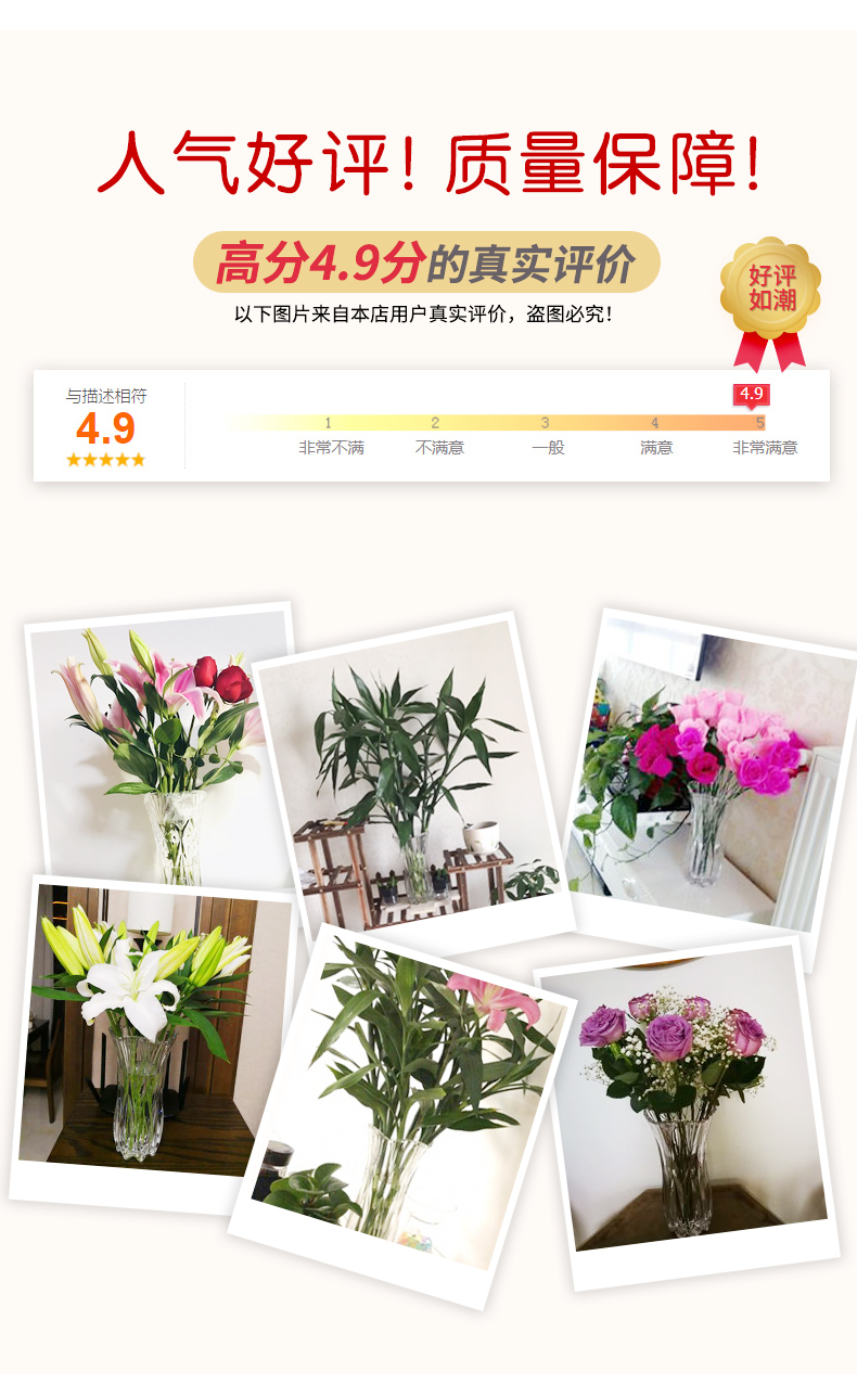 擺件客廳插花花瓶乾花富貴竹百合花瓶歐式餐桌水培花瓶25白菜高約23cm