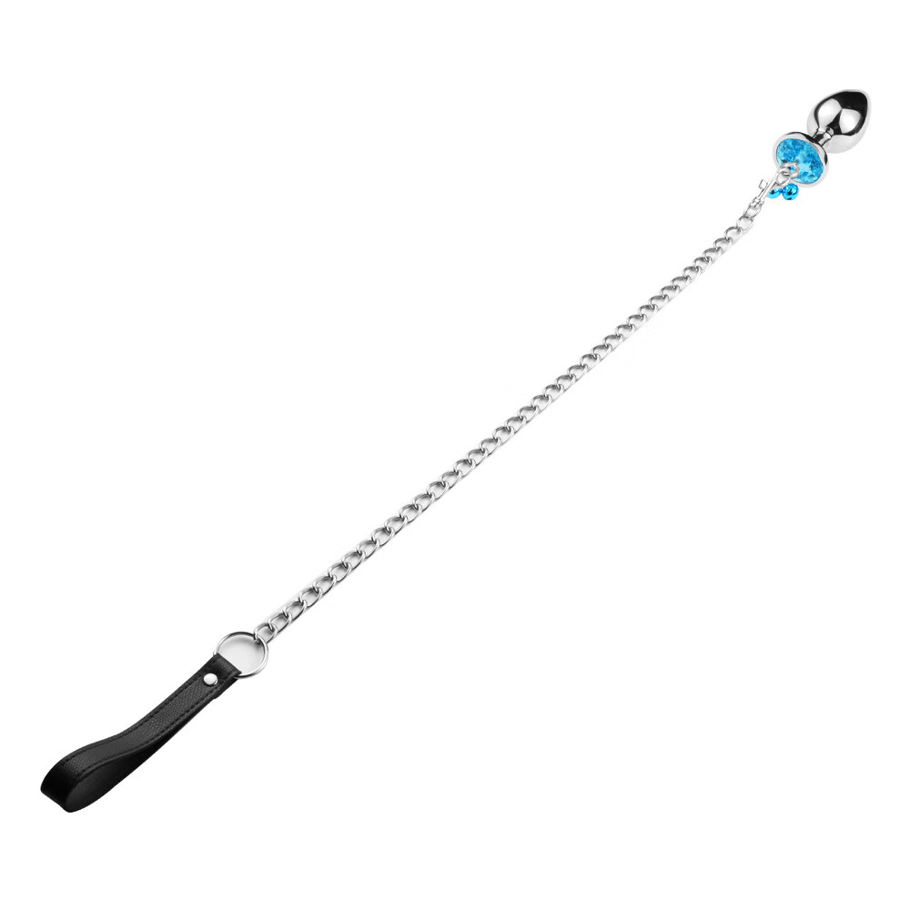 情趣金属铃铛肛塞sm道具后庭自慰器男女用调教扩张工具牵迁引链肛塞性