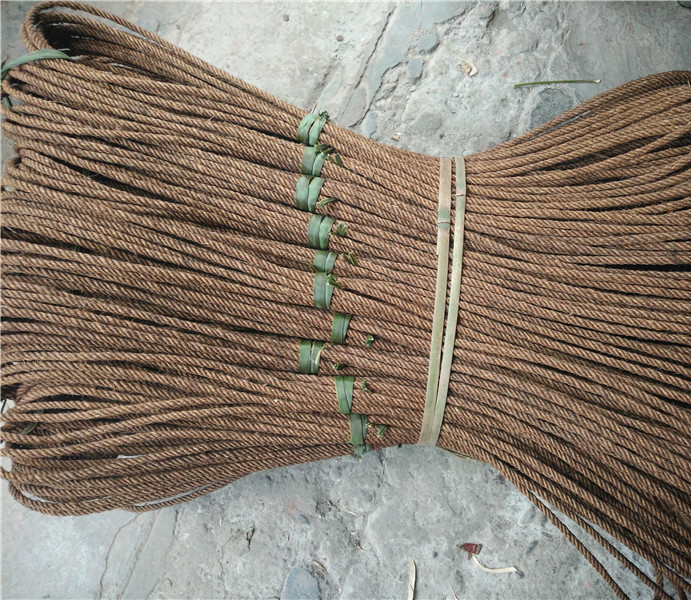 棕绳棕榈绳捆绑绳麻绳手工绳拉网绳装饰绳打包绳粗细3/5/7园艺 4毫米