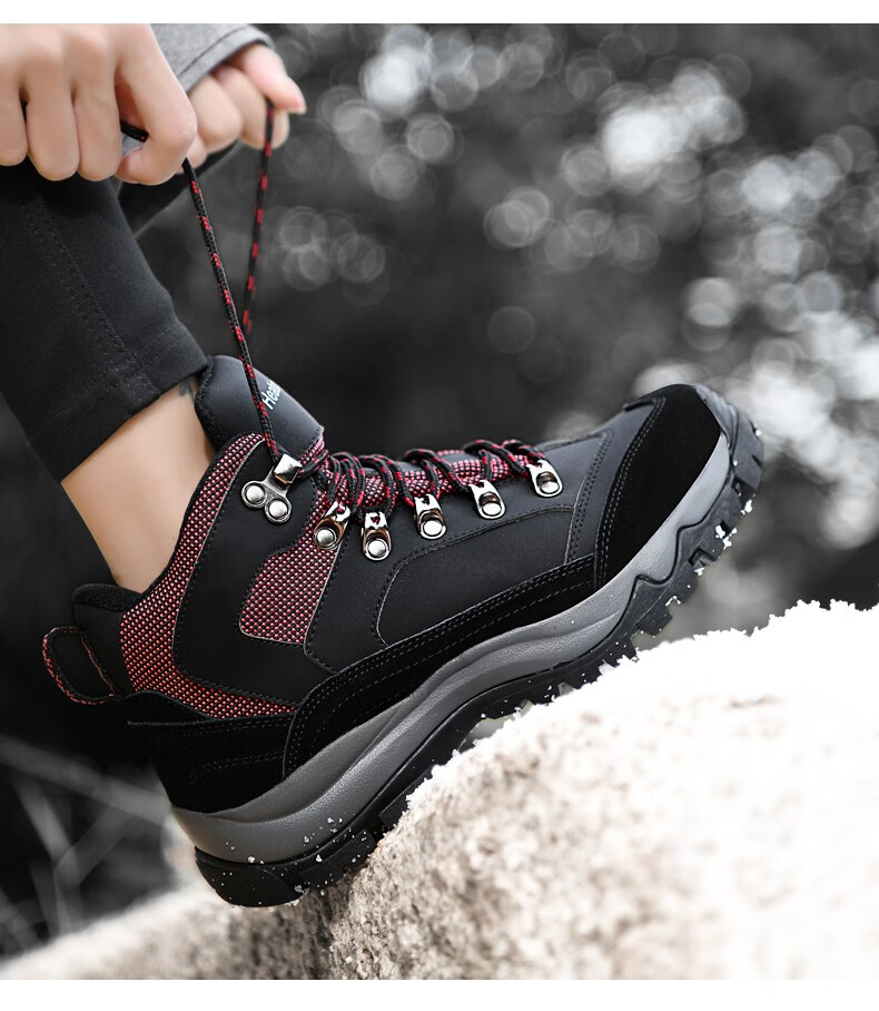 大脚狼电热鞋充电鞋锂电暖发热鞋男女保暖棉鞋暖脚宝电加热冬可走 男