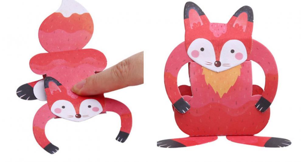 惊掉下巴动态纸儿童立体3d创意手工趣味折纸套装玩具幼儿园小学生神奇