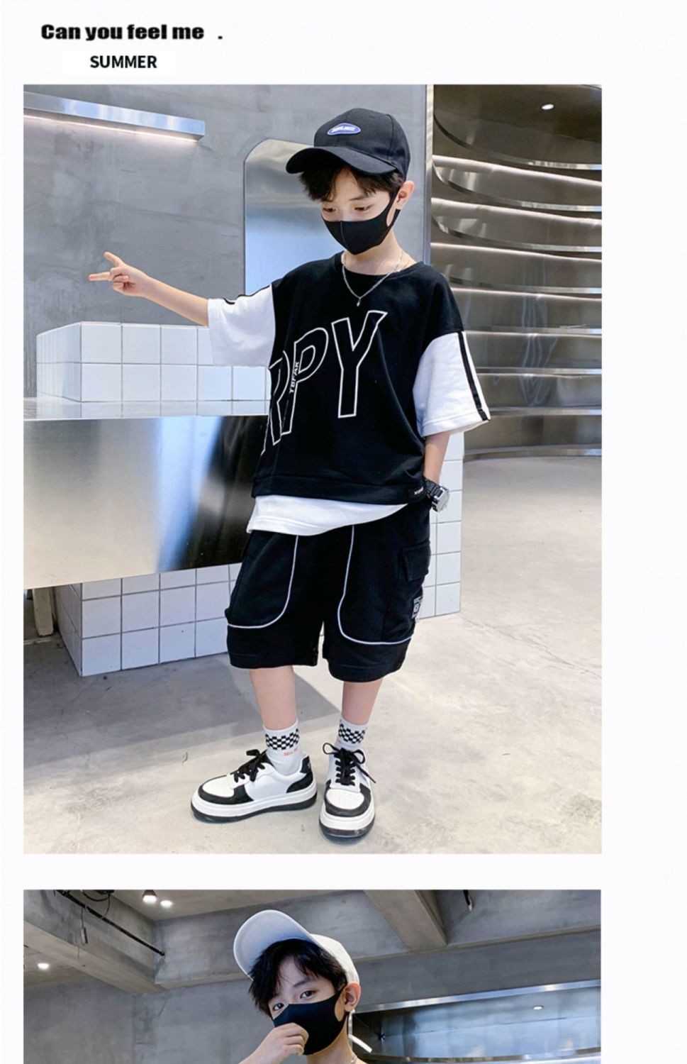 凯蒂猫儿童衣服孩大童男装12岁到15岁夏季小男孩子衣服8岁-12岁夏天