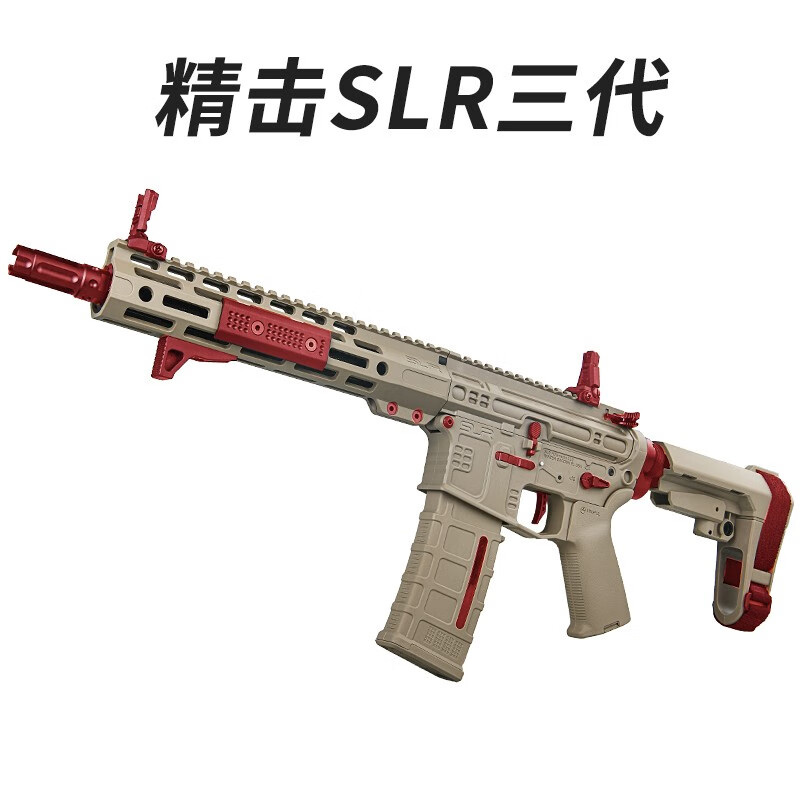 精击三代sr16玩具枪分体机匣金波gsl剪刀波slr-cqb绝地求生真人cs成人