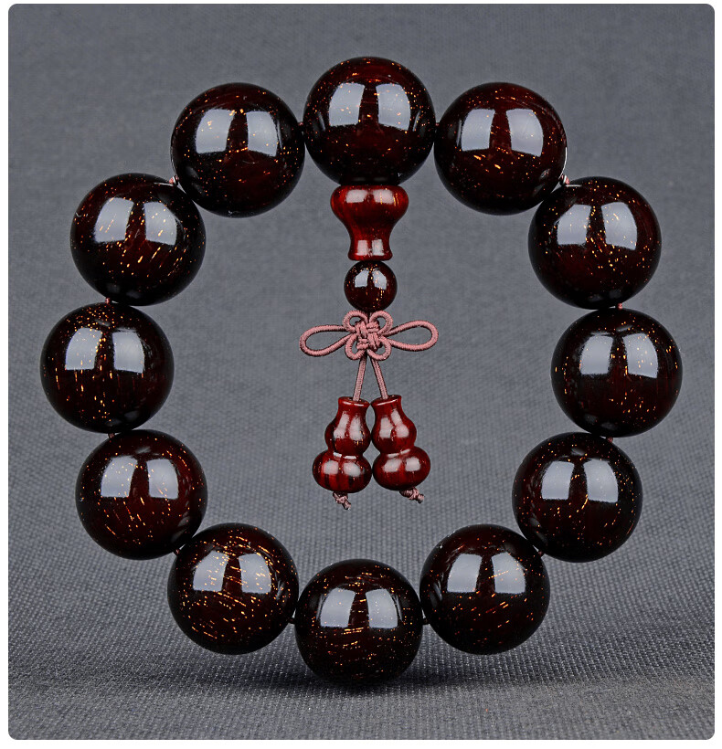 20mm男士佛珠檀香文玩木手链 【不是真紫檀,赔10万】【图片 价格 品牌