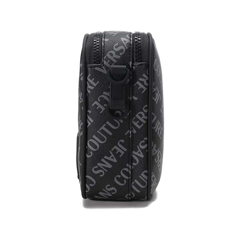 范思哲(versace)男士单肩斜挎包胸包300095 黑色【图片 价格 品牌