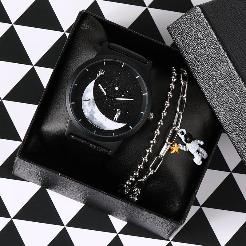 风网红太空人宇航员表盘时尚潮流防水男女学生高颜值电子手表 探路者