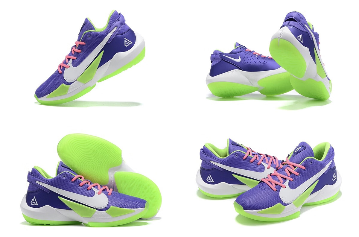 官方舰店新款 字母哥2代篮球鞋 学生实战耐磨气垫男子战靴防滑休闲