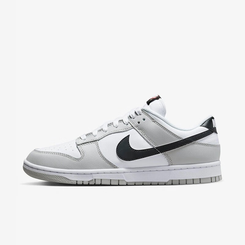 耐克nike男鞋dunk low retro se 灰白黑 低帮复古休闲板鞋 dr9654-001
