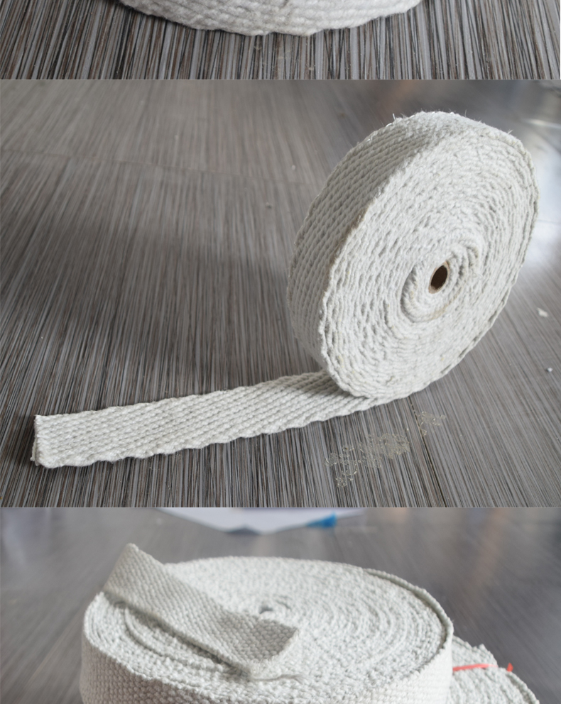 隔热石棉条 热水器排烟管隔热带 陶瓷纤维带 硅酸铝带 耐高温布 单面