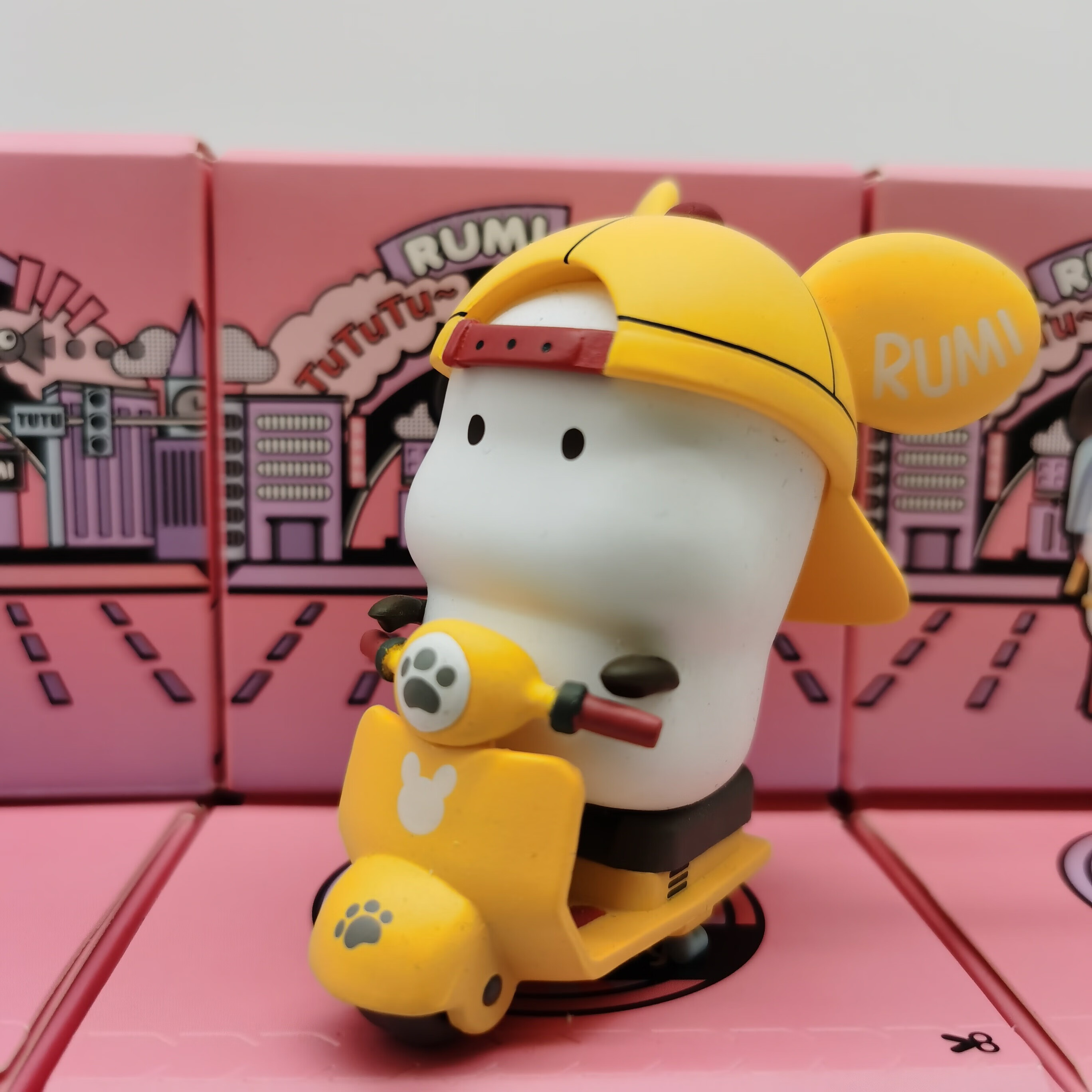 tutu车盲盒野萌君萌力星球突突小摩托公仔桌面摆件 指定菠萝突突 拆盒