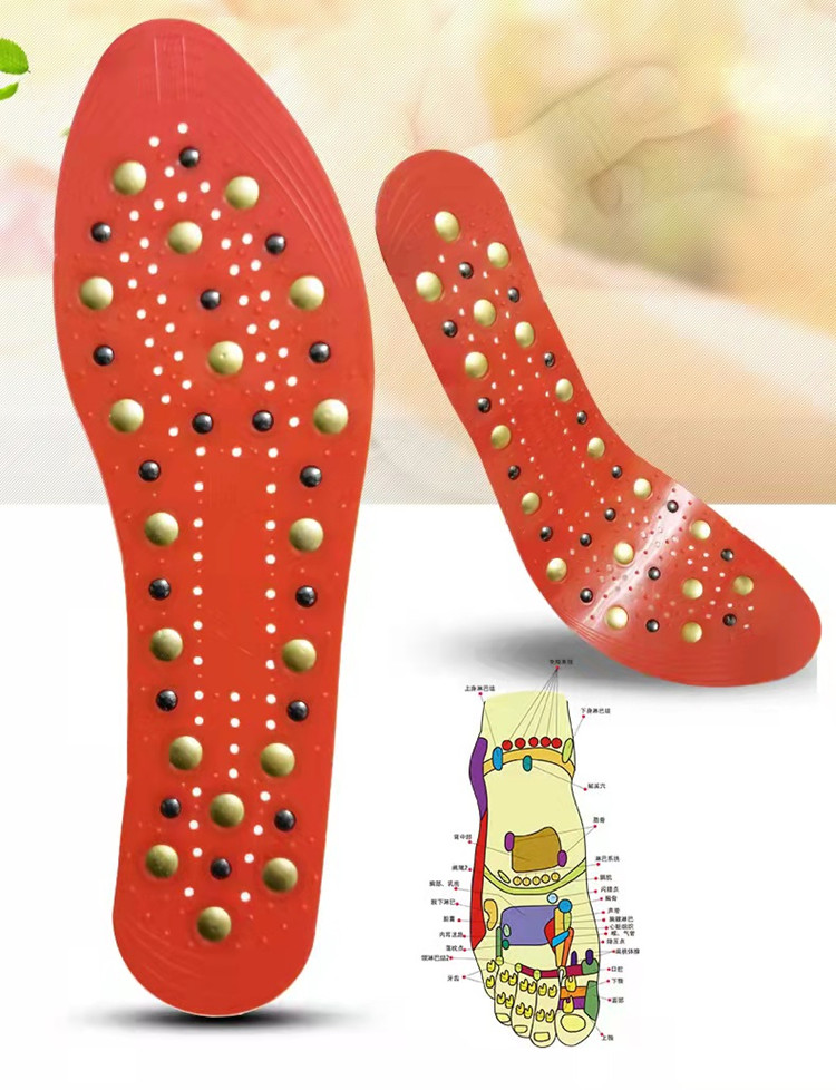 特价捡漏支持国货李宁按摩鞋垫脚心养生涌泉穴位磁石足疗脚底垫缓解