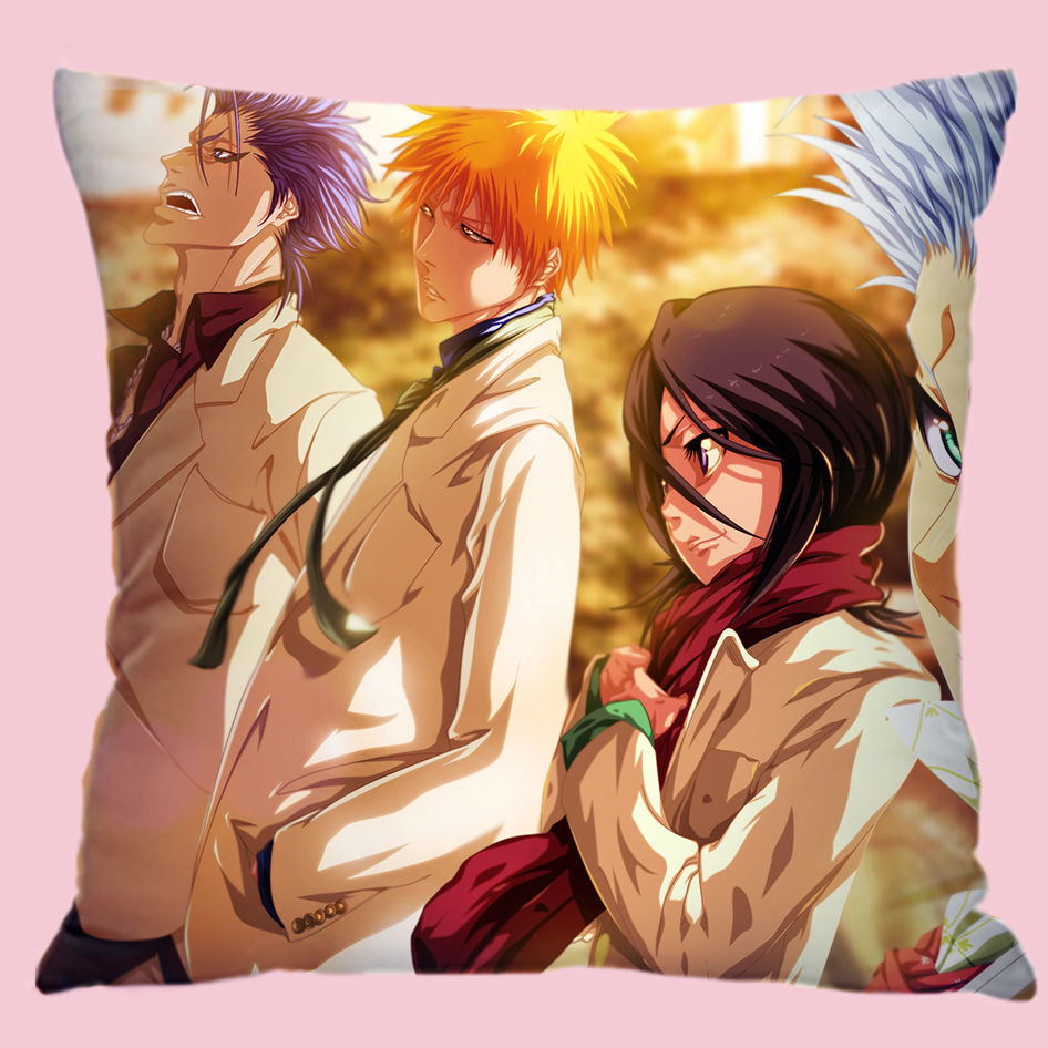 死神周边抱枕黑崎一护日番谷冬狮郎动漫靠枕头生日礼物定做 1 35x35