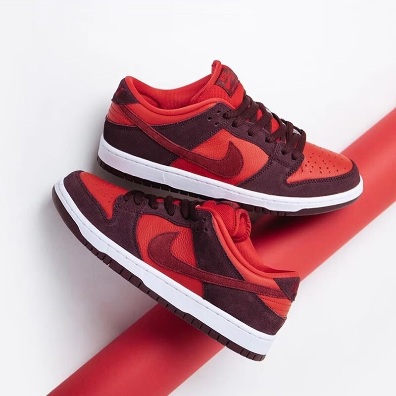 耐克nike sb dunk low红色 樱桃 男女款低帮休闲滑板鞋 dm0807-600 43
