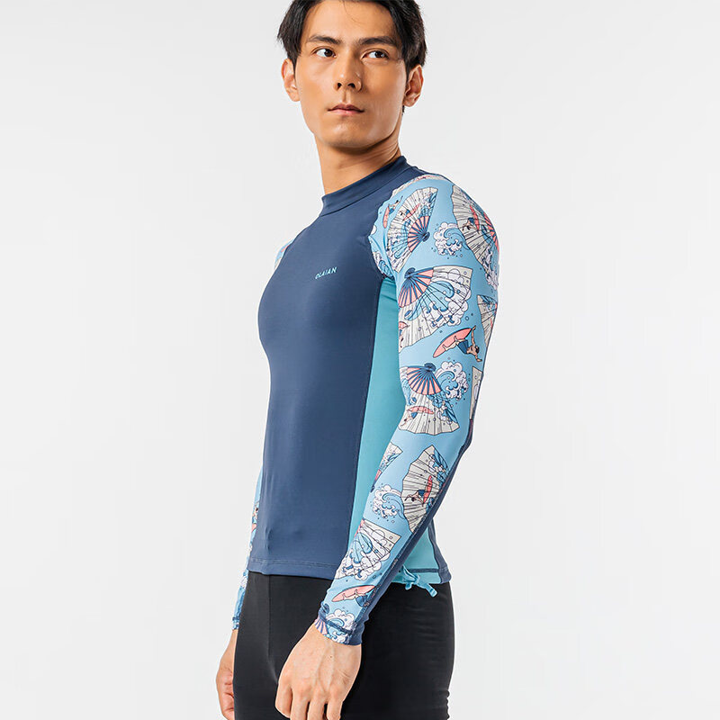 迪卡侬decathlon泳裤泳衣男游泳装备防尴尬潜水服夏季防晒速干户外