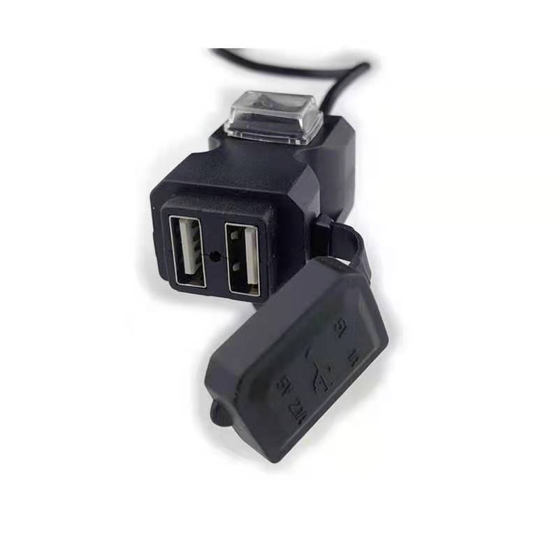 车载充电器车充快充摩托车电动车改装鬼火巧格车载手机usb充电器12v