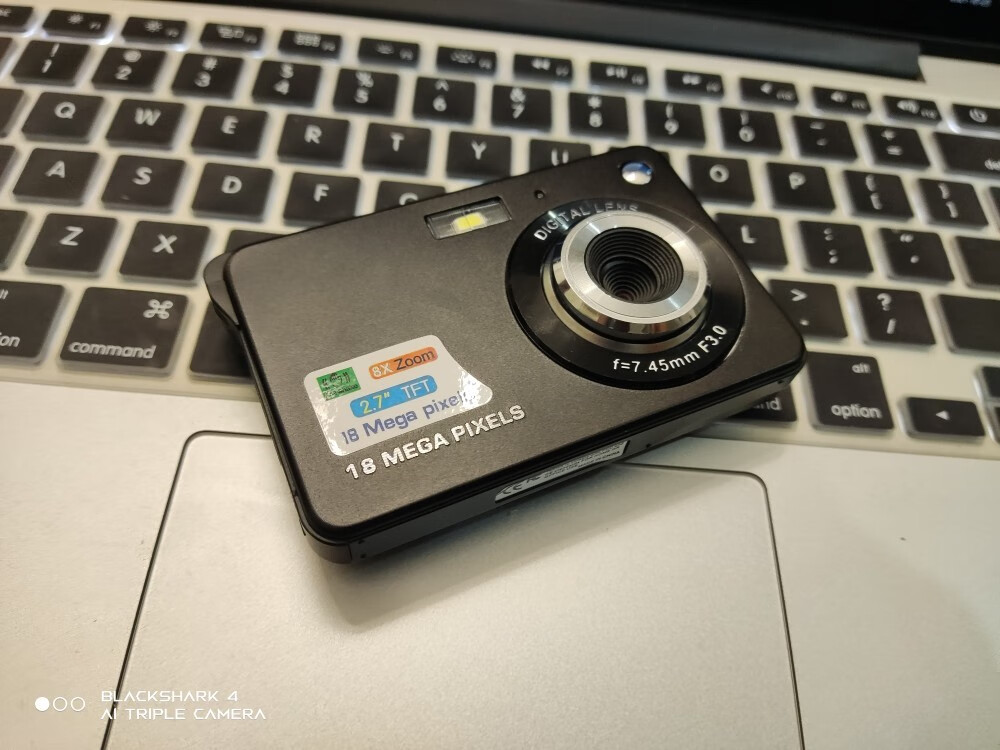 全新ccd相机学生入门级复古高清旅游校园小型随身vlog卡片机 白磨砂