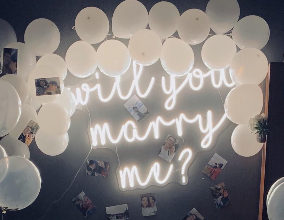 雅维度(yaweidu)marry me 求婚灯 派对字母灯求婚marry merry