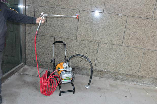 电动喷漆机4000瓦m电动高压无气喷涂机喷枪加长杆延长杆 喷漆乳胶漆