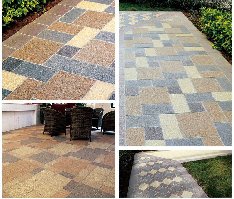 透水砖庭院地砖人行道地砖广场砖仿大理石花岗岩砖院子户外防滑砖花园
