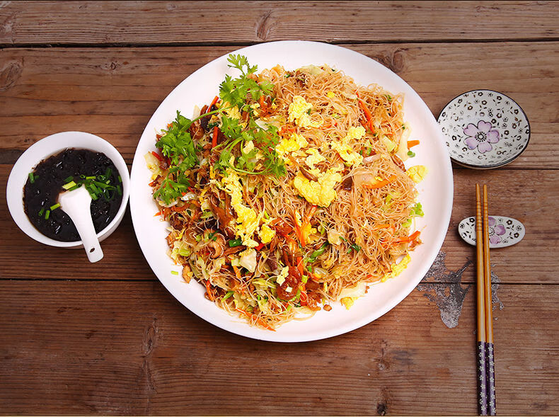 浙江金华东阳粉干索粉 米粉干农家炒米粉细粉丝米面米线1/5斤 三斤装