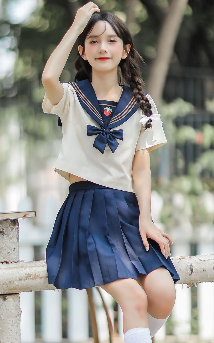 jk裙子jk制服连衣裙少女生夏装2022新款初中高中学生日系短裙子套装