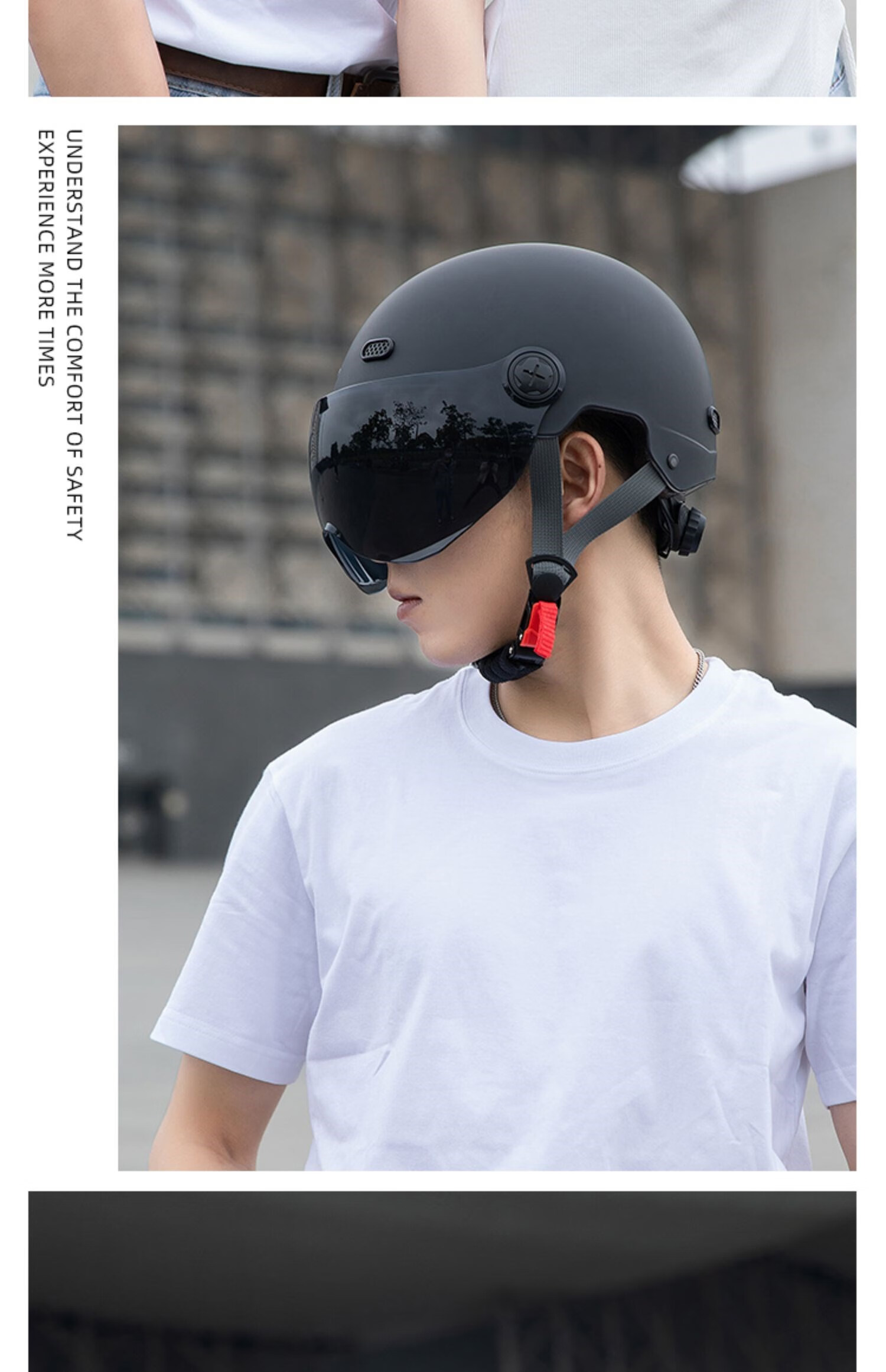 svy头盔 电动电瓶摩托车头盔男女士夏季防晒半盔四季通用夏天安全帽