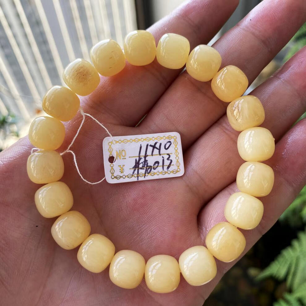 骆驼骨108手串极少棕高密度老型桶珠天然骆驼骨108颗未脱脂精品收藏
