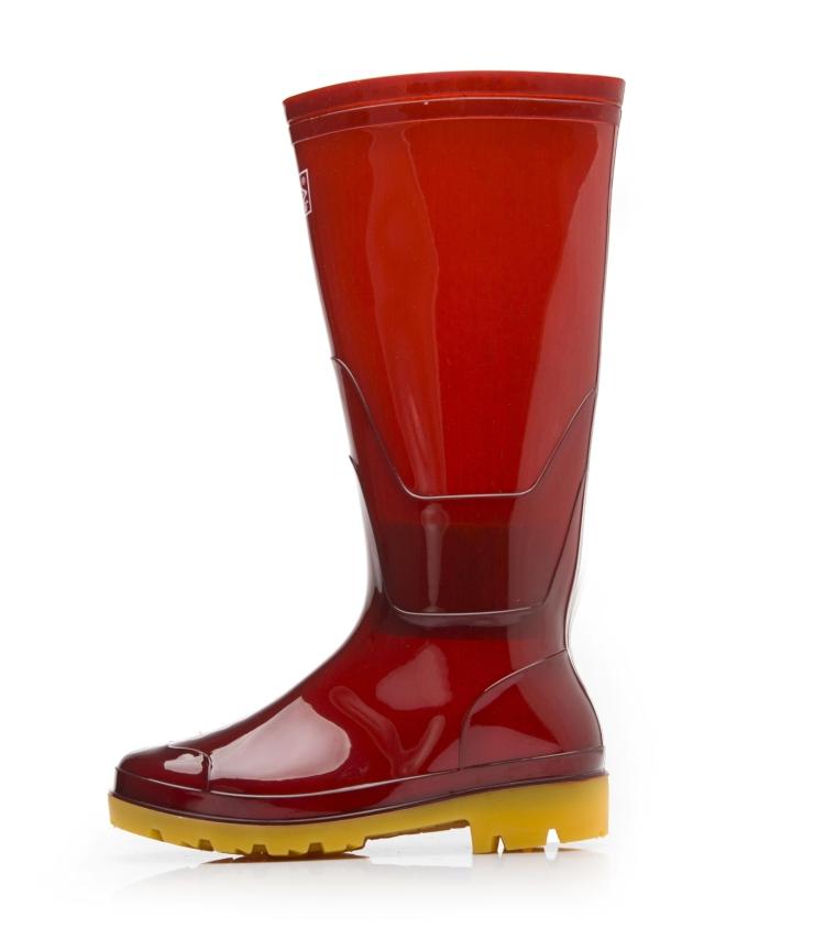 男式雨鞋男三防雨靴矿山水鞋男款无里布种透明牛筋工矿底矿工劳保高筒