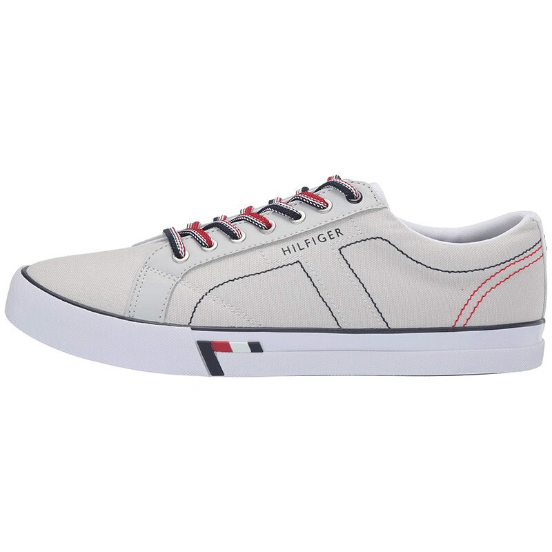tommy hilfiger 男士时尚多款式皮革纹理标志图案低帮休闲鞋 帆布鞋