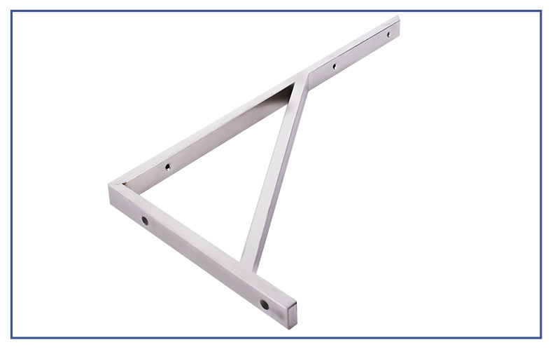 不锈钢方管三角支架三角支撑架微波炉托架90度直角九比架 不锈钢方管