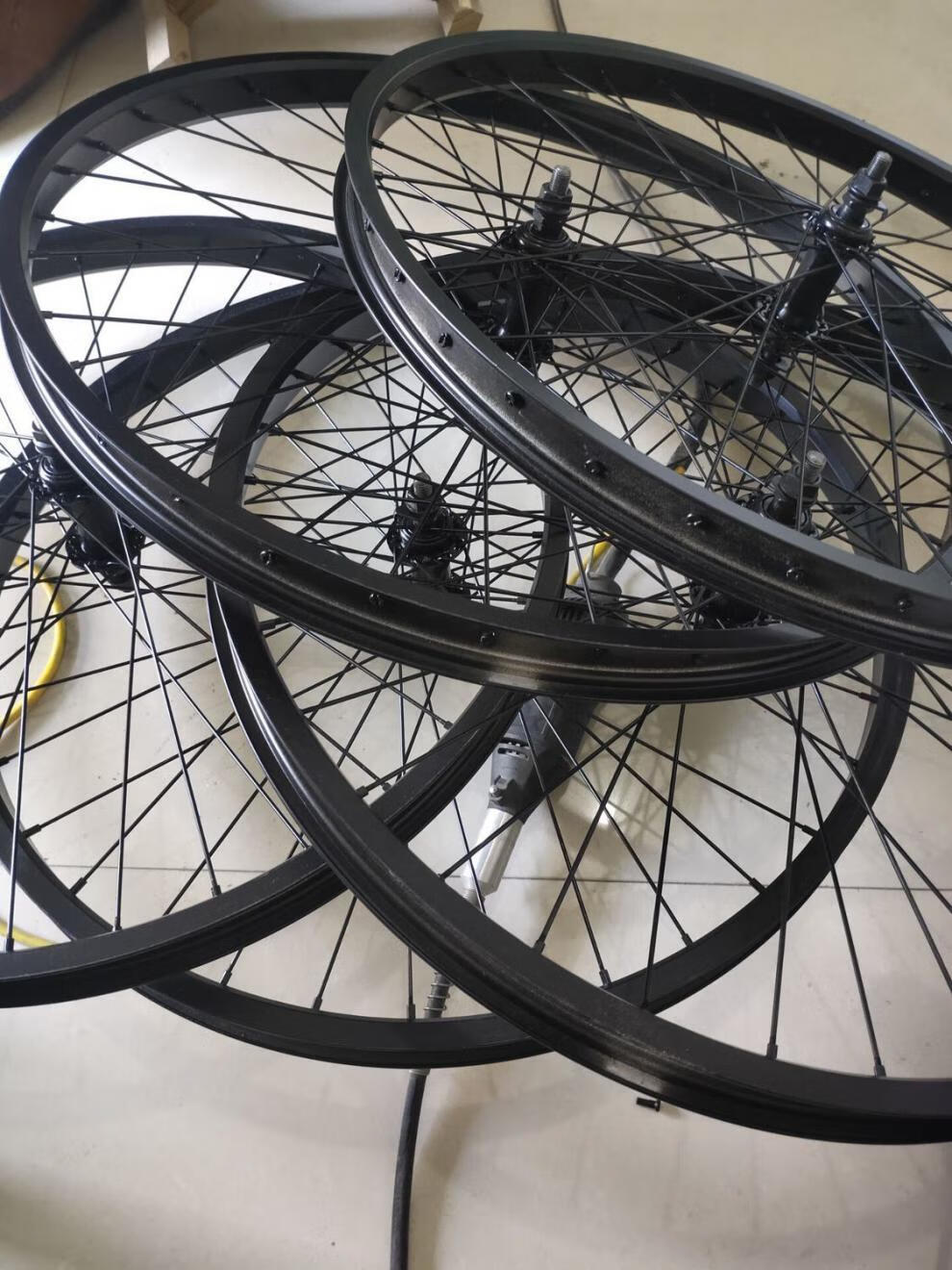 自行车轮毂20寸22寸24寸26寸铝合金刀圈变速车圈山地车轮组通用单速